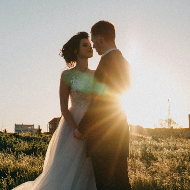 Elegant wedding ceremony